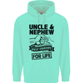 Uncle & Nephew Best Friends Uncle's Day Mens 80% Cotton Hoodie Peppermint