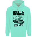 Uncle & Nephew Best Friends Uncle's Day Mens 80% Cotton Hoodie Peppermint