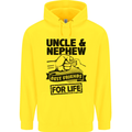 Uncle & Nephew Best Friends Uncle's Day Mens 80% Cotton Hoodie Yellow