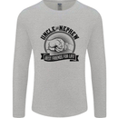 Uncle & Nephew Best Friends Uncle's Day Mens Long Sleeve T-Shirt Sports Grey