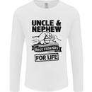 Uncle & Nephew Best Friends Uncle's Day Mens Long Sleeve T-Shirt White