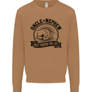 Uncle & Nephew Best Friends Uncle's Day Mens Sweatshirt Jumper Caramel Latte