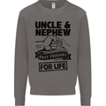 Uncle & Nephew Best Friends Uncle's Day Mens Sweatshirt Jumper Charcoal