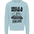 Uncle & Nephew Best Friends Uncle's Day Mens Sweatshirt Jumper Light Blue