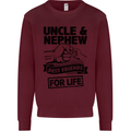 Uncle & Nephew Best Friends Uncle's Day Mens Sweatshirt Jumper Maroon
