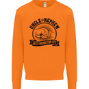 Uncle & Nephew Best Friends Uncle's Day Mens Sweatshirt Jumper Orange