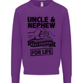 Uncle & Nephew Best Friends Uncle's Day Mens Sweatshirt Jumper Purple