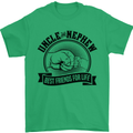 Uncle & Nephew Best Friends Uncle's Day Mens T-Shirt Cotton Gildan Irish Green