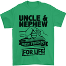 Uncle & Nephew Best Friends Uncle's Day Mens T-Shirt Cotton Gildan Irish Green
