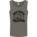 Uncle & Nephew Best Friends Uncle's Day Mens Vest Tank Top Charcoal
