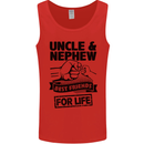 Uncle & Nephew Best Friends Uncle's Day Mens Vest Tank Top Red