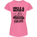 Uncle & Nephew Best Friends Uncle's Day Womens Petite Cut T-Shirt Azalea