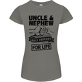 Uncle & Nephew Best Friends Uncle's Day Womens Petite Cut T-Shirt Charcoal