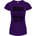 Uncle & Nephew Best Friends Uncle's Day Womens Petite Cut T-Shirt Purple