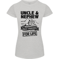 Uncle & Nephew Best Friends Uncle's Day Womens Petite Cut T-Shirt Sports Grey