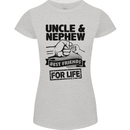 Uncle & Nephew Best Friends Uncle's Day Womens Petite Cut T-Shirt Sports Grey