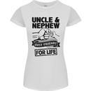 Uncle & Nephew Best Friends Uncle's Day Womens Petite Cut T-Shirt White
