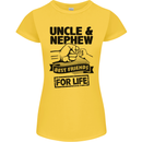 Uncle & Nephew Best Friends Uncle's Day Womens Petite Cut T-Shirt Yellow