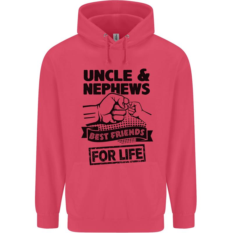 Uncle & Nephews Best Friends Day Funny Childrens Kids Hoodie Heliconia