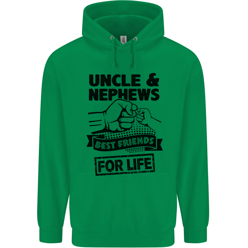 Uncle & Nephews Best Friends Day Funny Childrens Kids Hoodie Irish Green