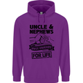 Uncle & Nephews Best Friends Day Funny Childrens Kids Hoodie Purple