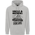 Uncle & Nephews Best Friends Day Funny Childrens Kids Hoodie Sports Grey
