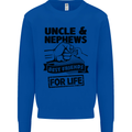 Uncle & Nephews Best Friends Day Funny Kids Sweatshirt Jumper Royal Blue