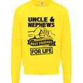 Uncle & Nephews Best Friends Day Funny Kids Sweatshirt Jumper Yellow