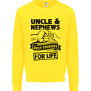 Uncle & Nephews Best Friends Day Funny Kids Sweatshirt Jumper Yellow