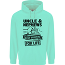 Uncle & Nephews Best Friends Day Funny Mens 80% Cotton Hoodie Peppermint