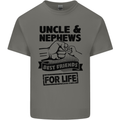 Uncle & Nephews Best Friends Day Funny Mens Cotton T-Shirt Tee Top Charcoal