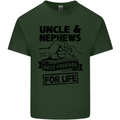 Uncle & Nephews Best Friends Day Funny Mens Cotton T-Shirt Tee Top Forest Green