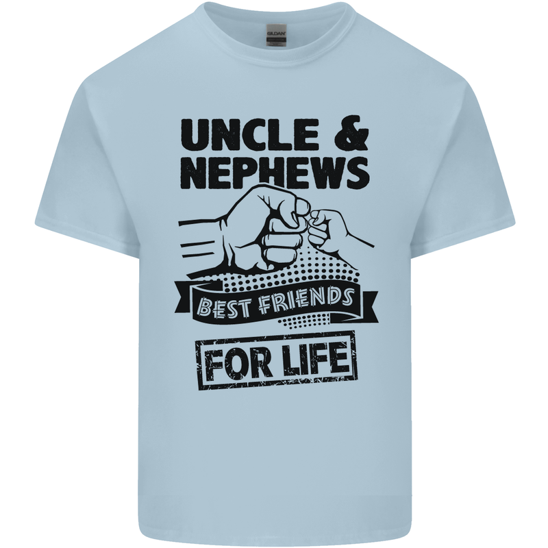 Uncle & Nephews Best Friends Day Funny Mens Cotton T-Shirt Tee Top Light Blue
