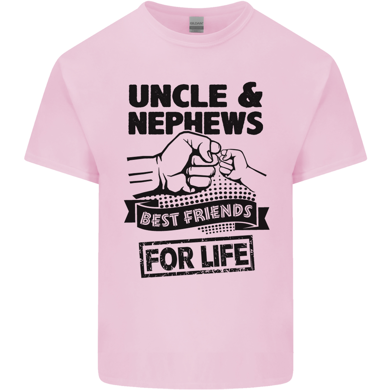 Uncle & Nephews Best Friends Day Funny Mens Cotton T-Shirt Tee Top Light Pink