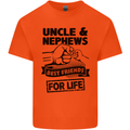 Uncle & Nephews Best Friends Day Funny Mens Cotton T-Shirt Tee Top Orange