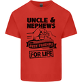 Uncle & Nephews Best Friends Day Funny Mens Cotton T-Shirt Tee Top Red