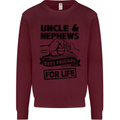Uncle & Nephews Best Friends Day Funny Mens Sweatshirt Jumper Maroon