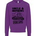 Uncle & Nephews Best Friends Day Funny Mens Sweatshirt Jumper Purple