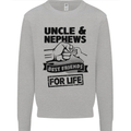 Uncle & Nephews Best Friends Day Funny Mens Sweatshirt Jumper Sports Grey