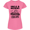 Uncle & Nephews Best Friends Day Funny Womens Petite Cut T-Shirt Azalea