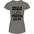 Uncle & Nephews Best Friends Day Funny Womens Petite Cut T-Shirt Charcoal