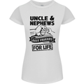 Uncle & Nephews Best Friends Day Funny Womens Petite Cut T-Shirt White