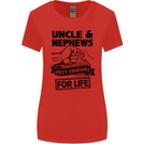 Uncle & Nephews Best Friends Day Funny Womens Wider Cut T-Shirt Red