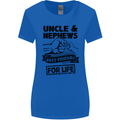 Uncle & Nephews Best Friends Day Funny Womens Wider Cut T-Shirt Royal Blue