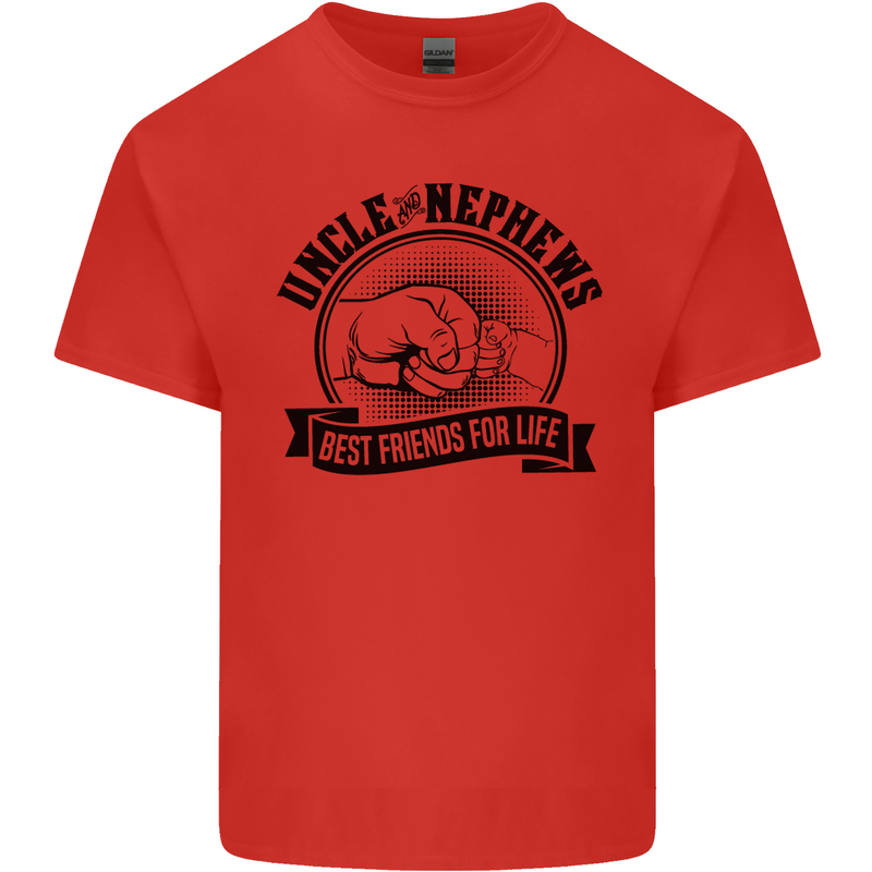 Uncle & Nephews Best Friends Uncle's Day Kids T-Shirt Childrens Red