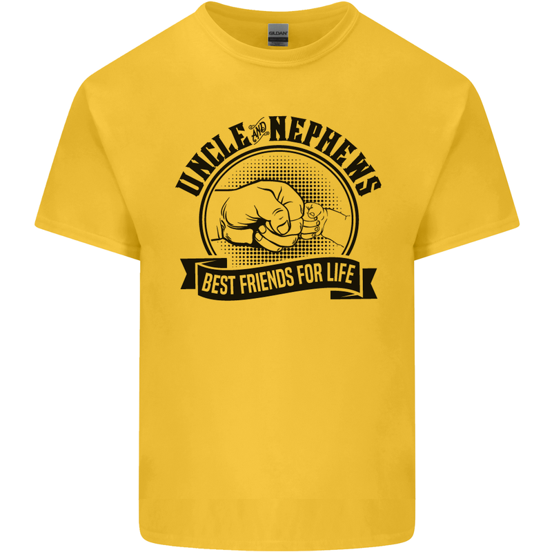 Uncle & Nephews Best Friends Uncle's Day Kids T-Shirt Childrens Yellow