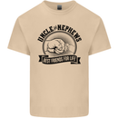 Uncle & Nephews Best Friends Uncle's Day Mens Cotton T-Shirt Tee Top Sand