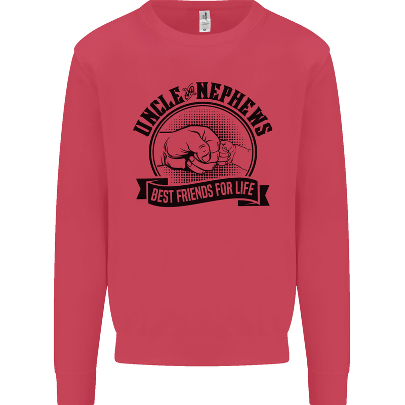 Uncle & Nephews Best Friends Uncle's Day Mens Sweatshirt Jumper Heliconia