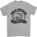 Uncle & Nephews Best Friends Uncle's Day Mens T-Shirt Cotton Gildan Sports Grey