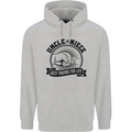 Uncle & Niece Best Friends Uncle's Day Childrens Kids Hoodie Sports Grey